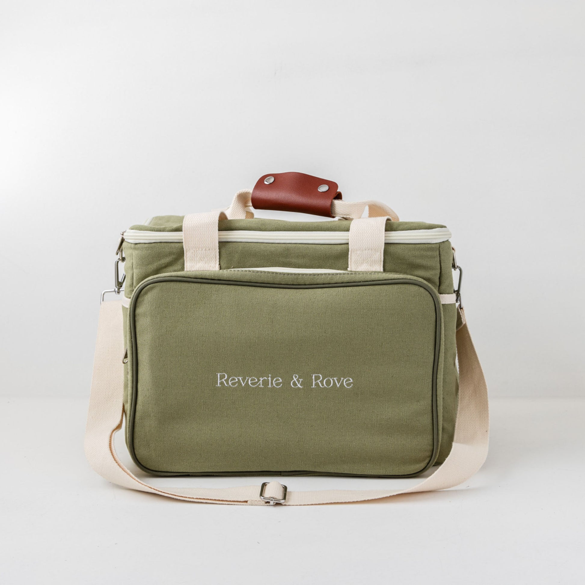 Picnic cooler bag front