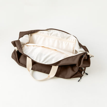 Chocolate duffle bag internal